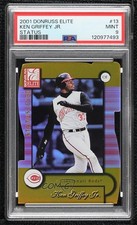 2001 Donruss Elite Status Die-Cut 16/30 Ken Griffey Jr #13 PSA 9 MINT HOF 3q4
