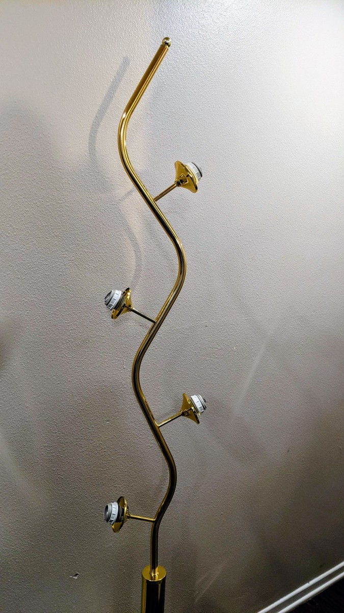 ロータスランプ 4 Lotus flower floor lamp frame with Four light sockets REPLACEMENT