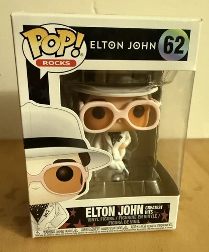 Funko Pop! Rocks ELTON JOHN #62 Greatest Hits NIB