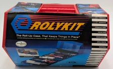 VINTAGE Rolykit Red Roll Up Storage Arts Crafts Model S-11 As Seen On TV NIP