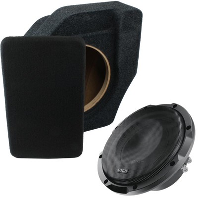 Audison APS 10 D 25cm Subwoofer im Gehäuse für Audi A4 B8 Avant