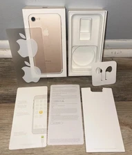 Apple iPhone 7 32GB GOLD *EMPTY BOX ONLY* Stickers User Manual No Accessories