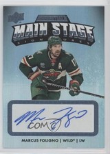 2022 Upper Deck Credentials Main Stage Signatures Marcus Foligno #MS-MF Auto 4z8