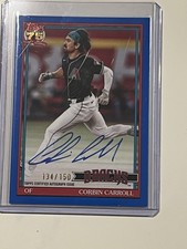 2026 Topps Series 1 Corbin Carroll 1991 On Card Auto /150 #91A-CC