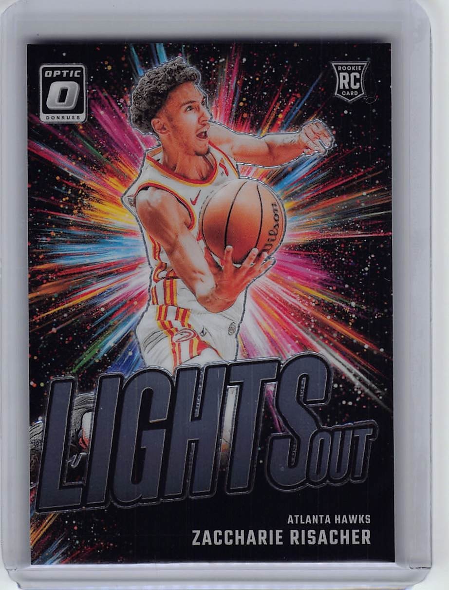 2024-25 Panini Donruss Optic - Lights Out Zaccharie Risacher #4 (RC)