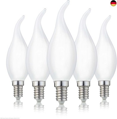 hellum LED Glühbirne E14, kerzenform, Kerzen-Windstoß Glühbirne E14 LED Gl