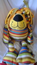 Melissa  Doug Beeposh Elvis The Lion Plush 27" Multicolor Stripes Fringed Mane