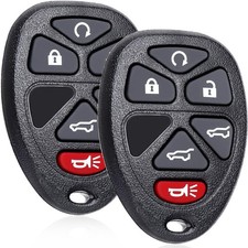 6-Button Car Key Fob: Keyless Entry Remote Control for 2007-2014 Chevrolet Su...