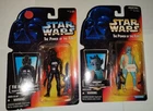 Kenner Star Wars 1995 POTF Red Card TIE Fighter Pilot + Greedo Action Figure