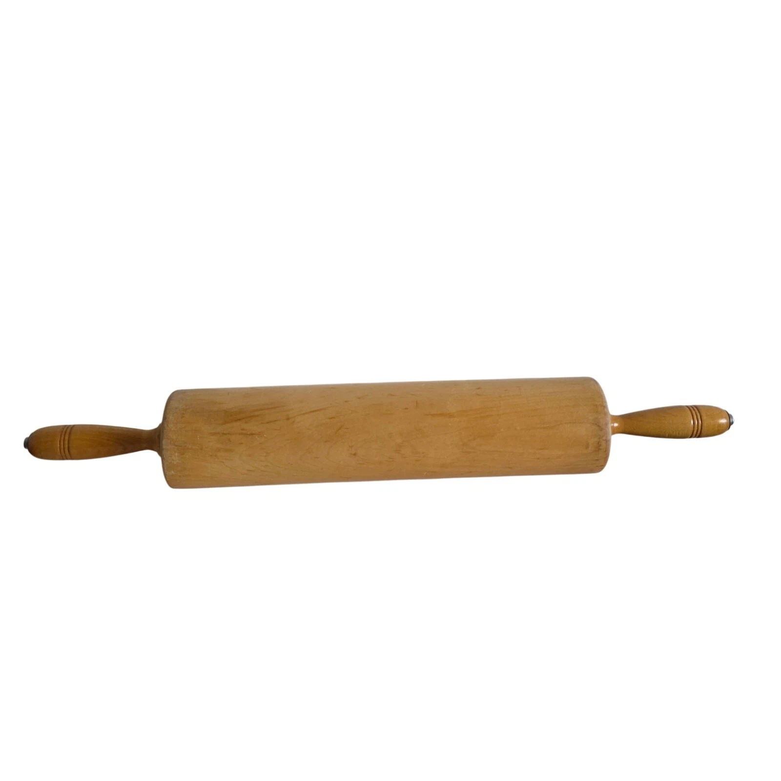 Vintage Thorpe Rolling Pin Co Cheshire Conn Wooden Rolling Pin 25”