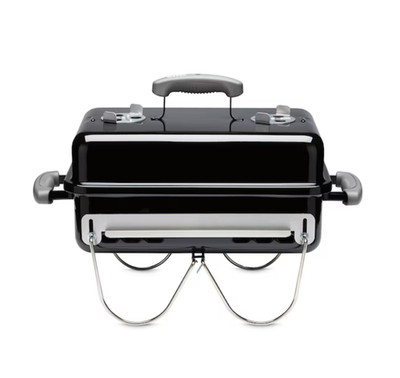 Weber Go anywhere Split Grate Charcoal Grill 19-in W Black Charcoal Grill