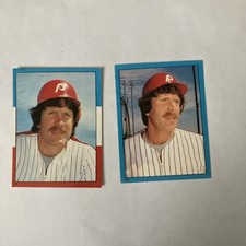 1982 Mike Schmidt Insert Unpeeled Insert Baseball Stickers # 5 + 74