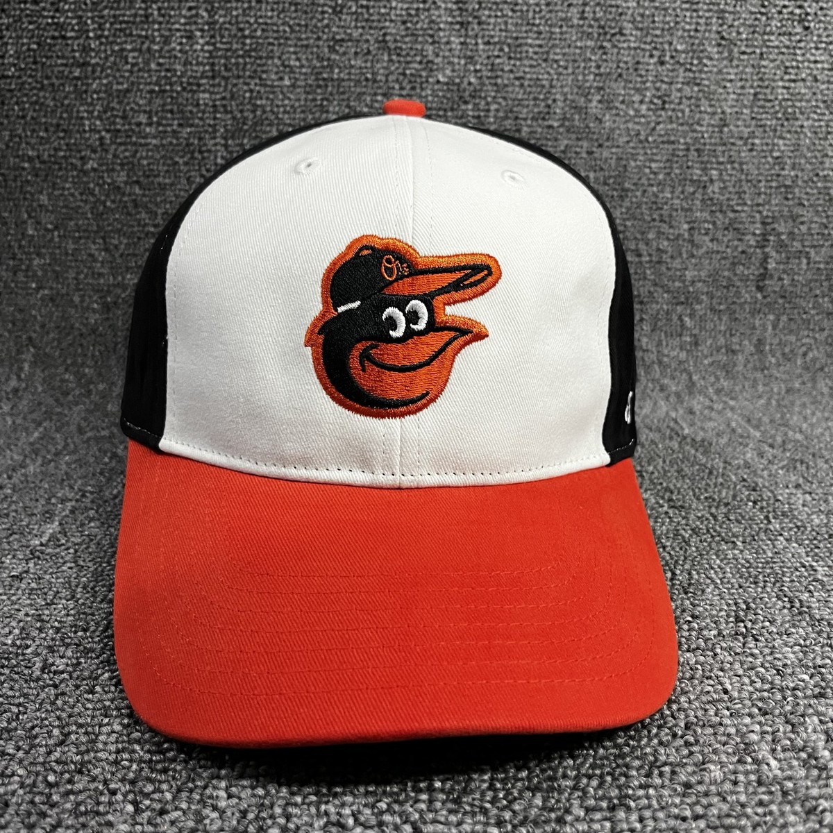 Baltimore Orioles '47 Brand MVP Hat MLB Adjustable Hook & Loop Cap Black White