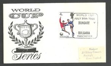 1966 World Cup - Hungary v Bulgaria @ Manchester - First Day Cover - 20/7/1966
