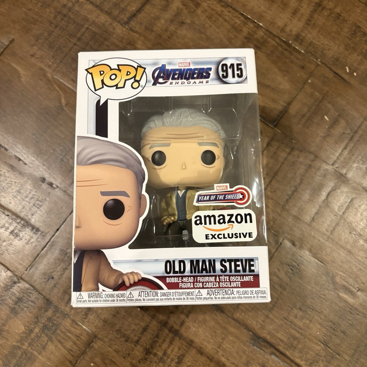 Funko Pop! Vinyl: Marvel - Old Man Steve - Amazon (Exclusive) #915