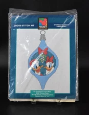 SEALED Donald Duck Daisy Duck Christmas Ornament Counted Cross Stitch Kit 36016