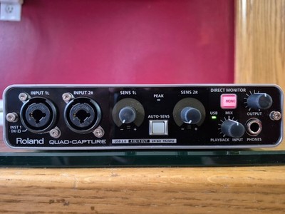 Roland QUAD CAPTURE UA-55 24-bit/192 kHz Audio Interface (Incl USB Cable bundle)