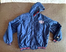 Vintage Starter Jacket Made In USA Men  s Size L Super Bowl XXVI Biils Redskins