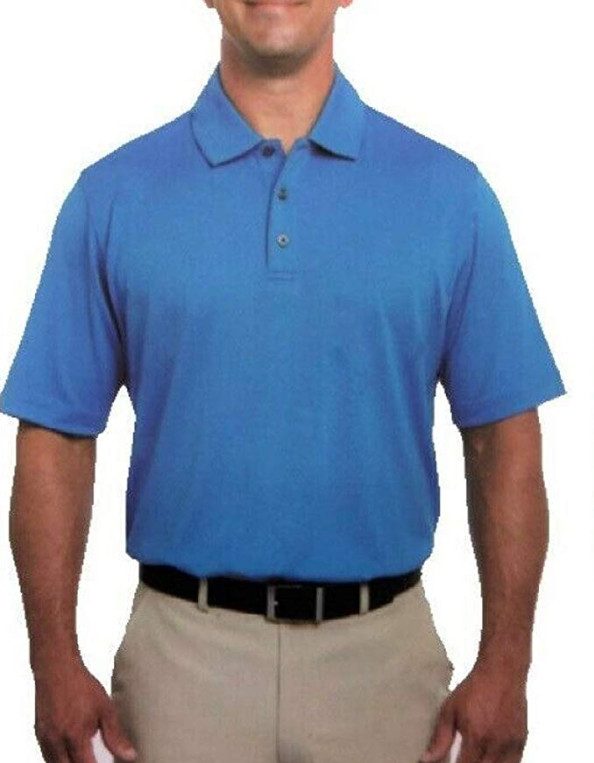 Bolle Mens 3-Button Placket Stretch Polo Shirts Blue Size XL 3490₽