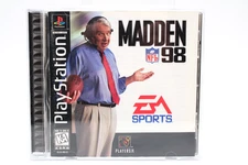 Refurbished PS1 Madden NFL 98 Football 1998 Complete CIB Good Cosmetic Wear