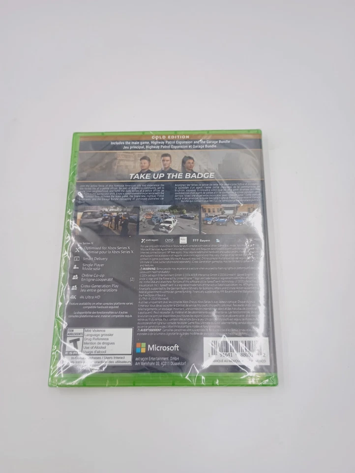 POLICE SIMULATOR PATROL OFFICERS GOLD EDITION XBOX SERIES X XBOX ONE NEW SEALED - Image 2 of 3