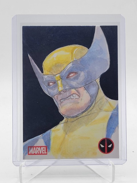 Wolverine 2025 Topps Chrome Deadpool Sketch 1/1 IQ Atrist Auto Marvel Q0181