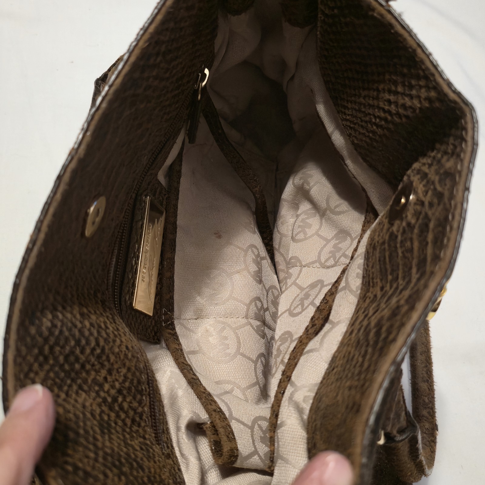 Special Edition Michael Kors Hamilton brown  pyth… - image 7