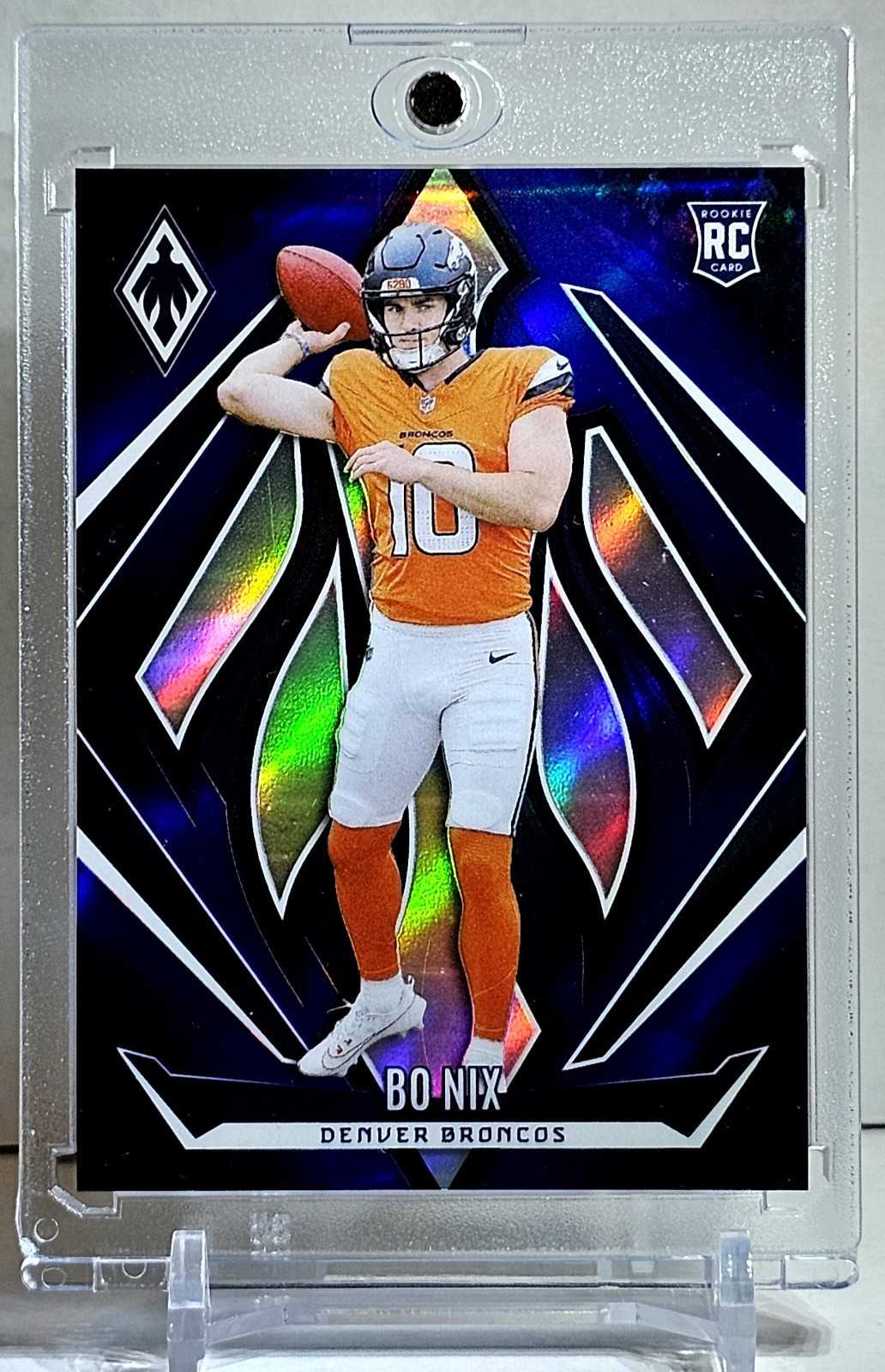 2024 Panini Phoenix Bo Nix Blue Fade RC 245/249 #159