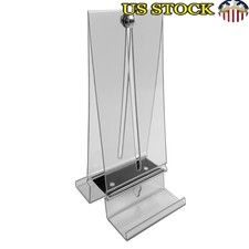 2-Pack Adjustable Vinyl Record Wall Mount Display Clear Album Holder Stand New