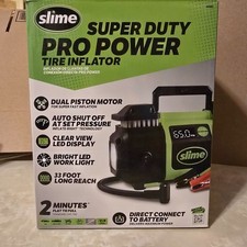 Brand New Slime Super Duty Pro Power Tire Inflator Pump 2 Min Flat To Full 40083 Brand New Slime Super Duty Pro Power Tire Inflator Pump 2 Min Flat To Full 40083