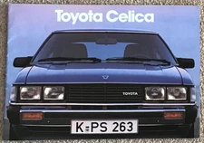 TOYOTA CELICA RANGE Sales Brochure DEC 1980 GERMAN TXT #TP.5.8/W/150.0/12.80/idk
