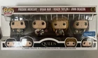 Funko Pop! Rocks Queen Freddie Brian Roger John 4 Pack Walmart Exclusive
