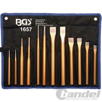 Bgs SPLINTENTREIBER-SET 12-Tlg. MeißEl KÖRner Durchtreiber DurchschlÄGer