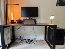 Wooden Office Desk - 140x80cm - Modern Office Desk - can be unscrewed
