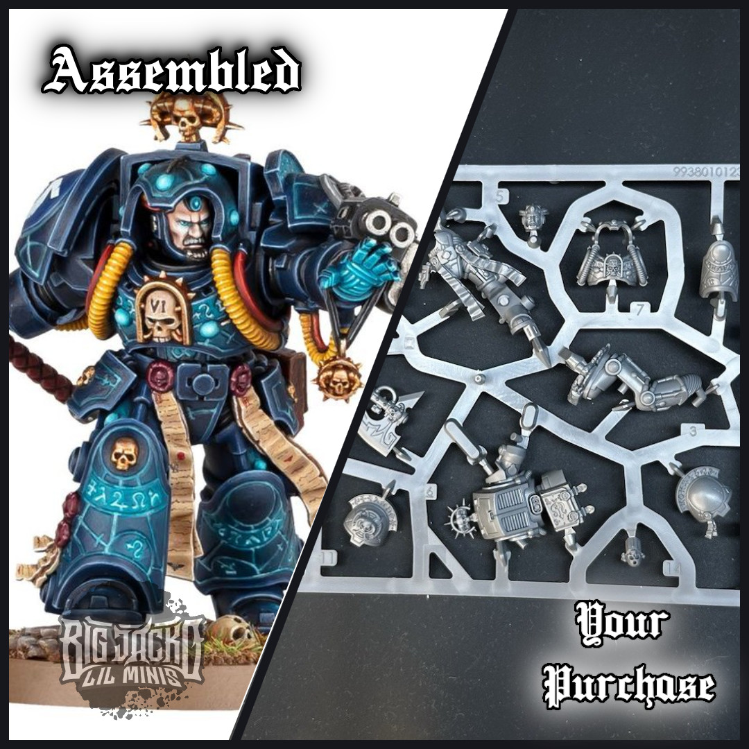 Warhammer 40K Space Marine Librarian in Terminator Armour NOS New on Sprue