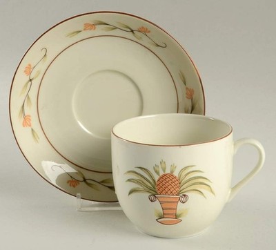 Foreign Advisory Service Pineapple Cup & Saucer 10998155