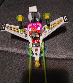 LEGO Space: V-Wing Fighter 6836 Single Alien Spaceship Like New Retired 1997