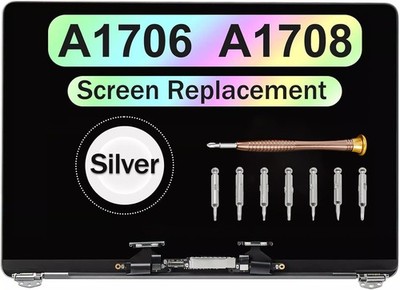 13'' MacBook Pro LCD Display Assembly 2016 2017 A1706 A1708 Silver 661-07971 NEW