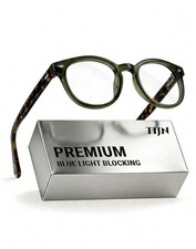 Round Blue Light Blocking Glasses Men Women for Computer Gaming Daily