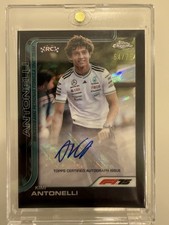 2025 Topps Chrome F1 75th Anniversary Kimi Antonelli RC AUTO 64/75