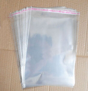 Clear cellophane bags for greeting cards