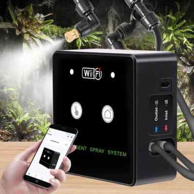 Rainforest Sprayer WiFi Control Automatic Mist Rainforest Timing Spray System