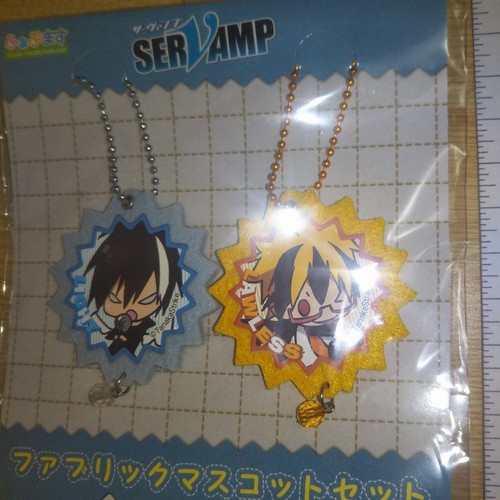 A52436 Servamp Tanaka Strike Tela Fieltro Mascota Llavero Correa Sin Ley + Luz - Imagen 2 de 3