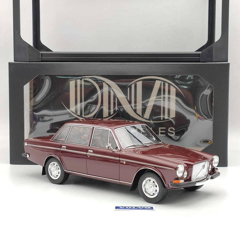 DNA Collectibles 1/18 Volvo 164 E 1972 DNA000158 Resin Model Car Limited Red - Immagine 2 di 4