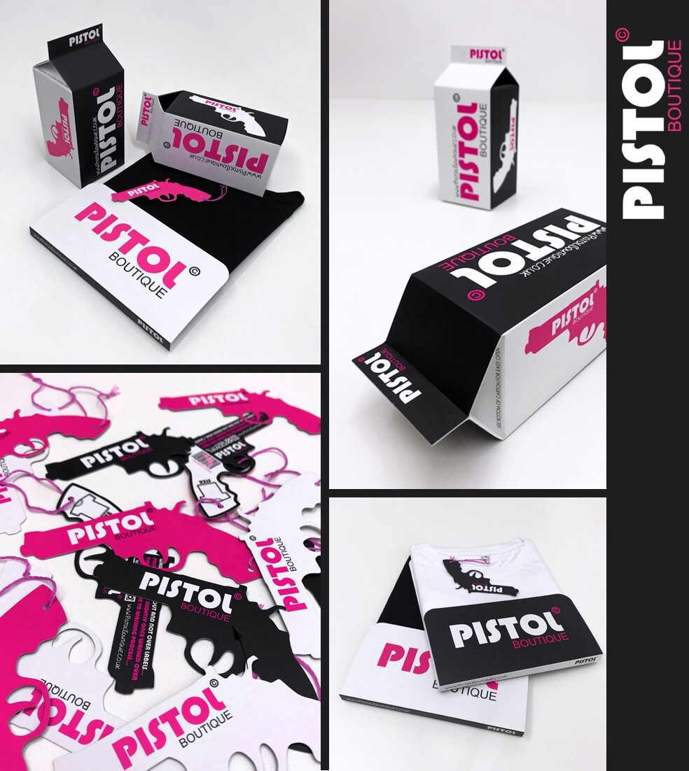 T-shirt Homme Noir Col V Profond Pistol Boutique - Motif Crânes Et As De Pique, Coupe Ajustée