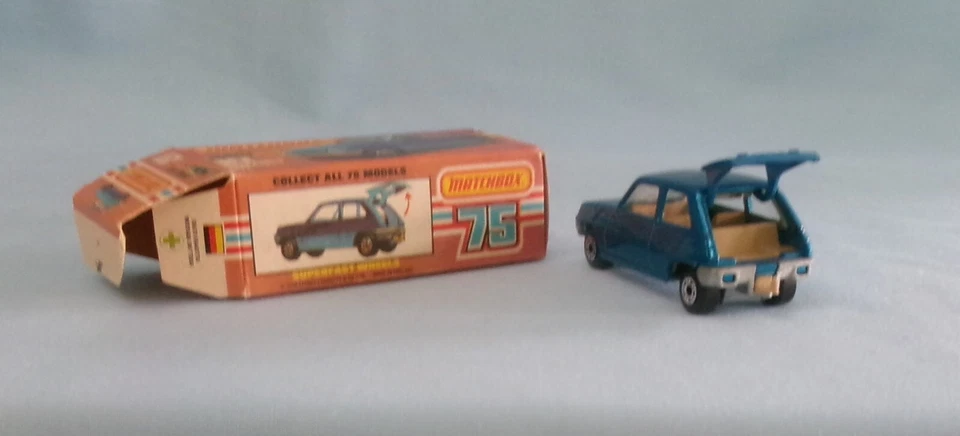 Matchbox Superfast Renault 5TL No. 21  Box c 1978 Made in England Lesney - Image 4 of 4