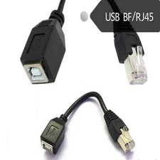 USB print port extension cable, network cable RJ45 to USB BF printer connection