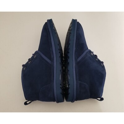 UGG Neumel Chukka Boot Navy Blue Suede Mens Size 10 43 New  display picture 3