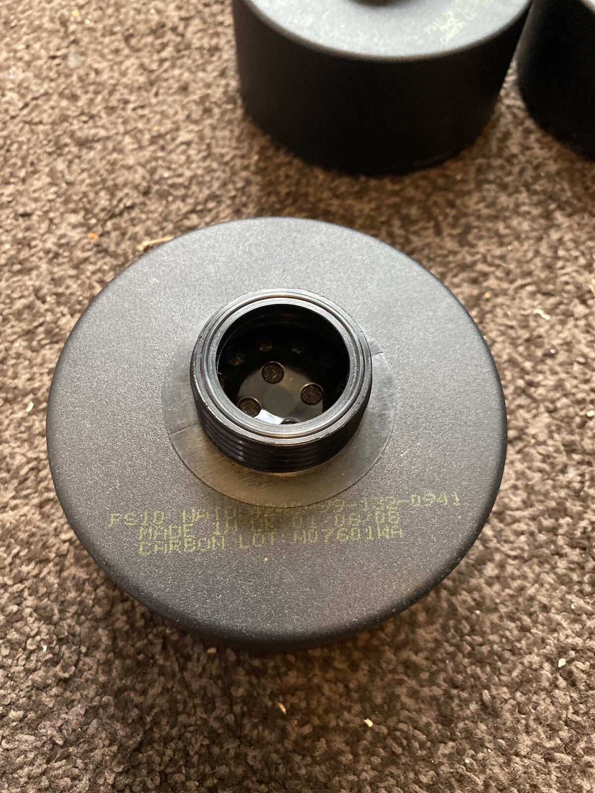 NBC S10 40MM GAS MASK FILTER PS10 fm12 avon cb rn spare respirator part