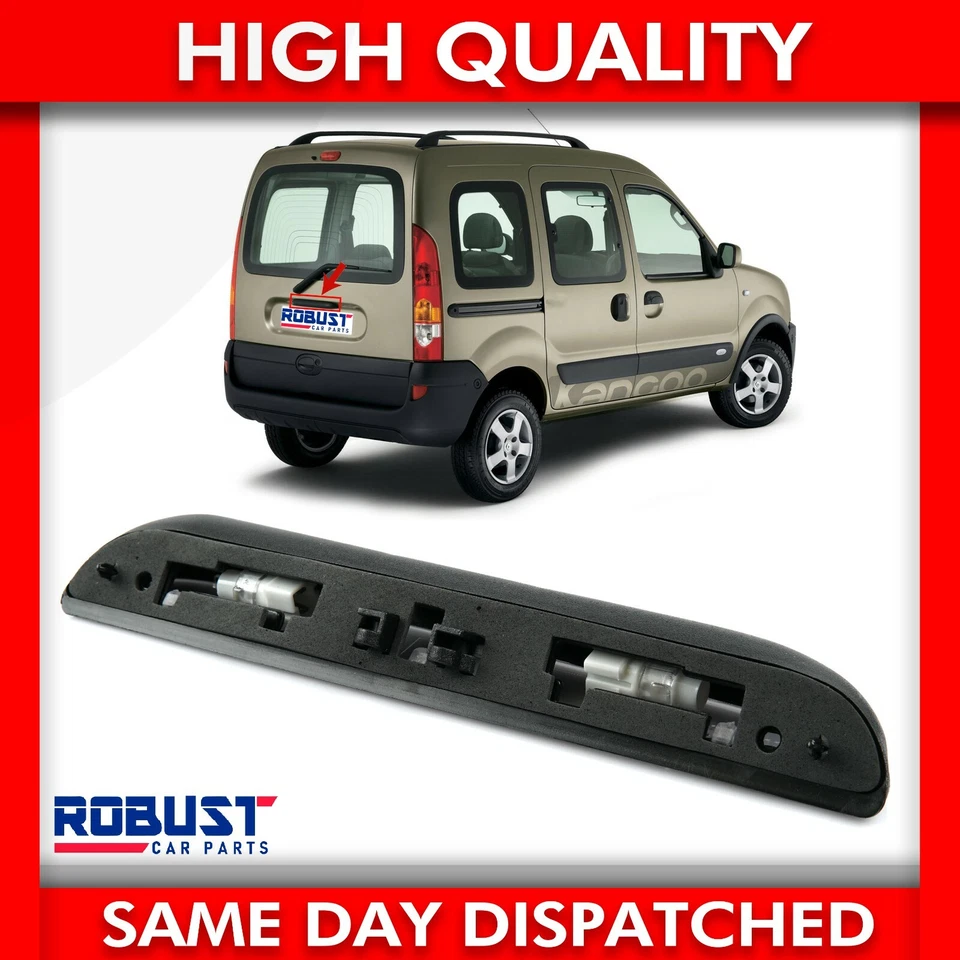 REAR NUMBER PLATE LIGHT UNIT LAMP FOR RENAULT KANGOO VAN 8200103260 (1997-2007) - Image 4 of 4